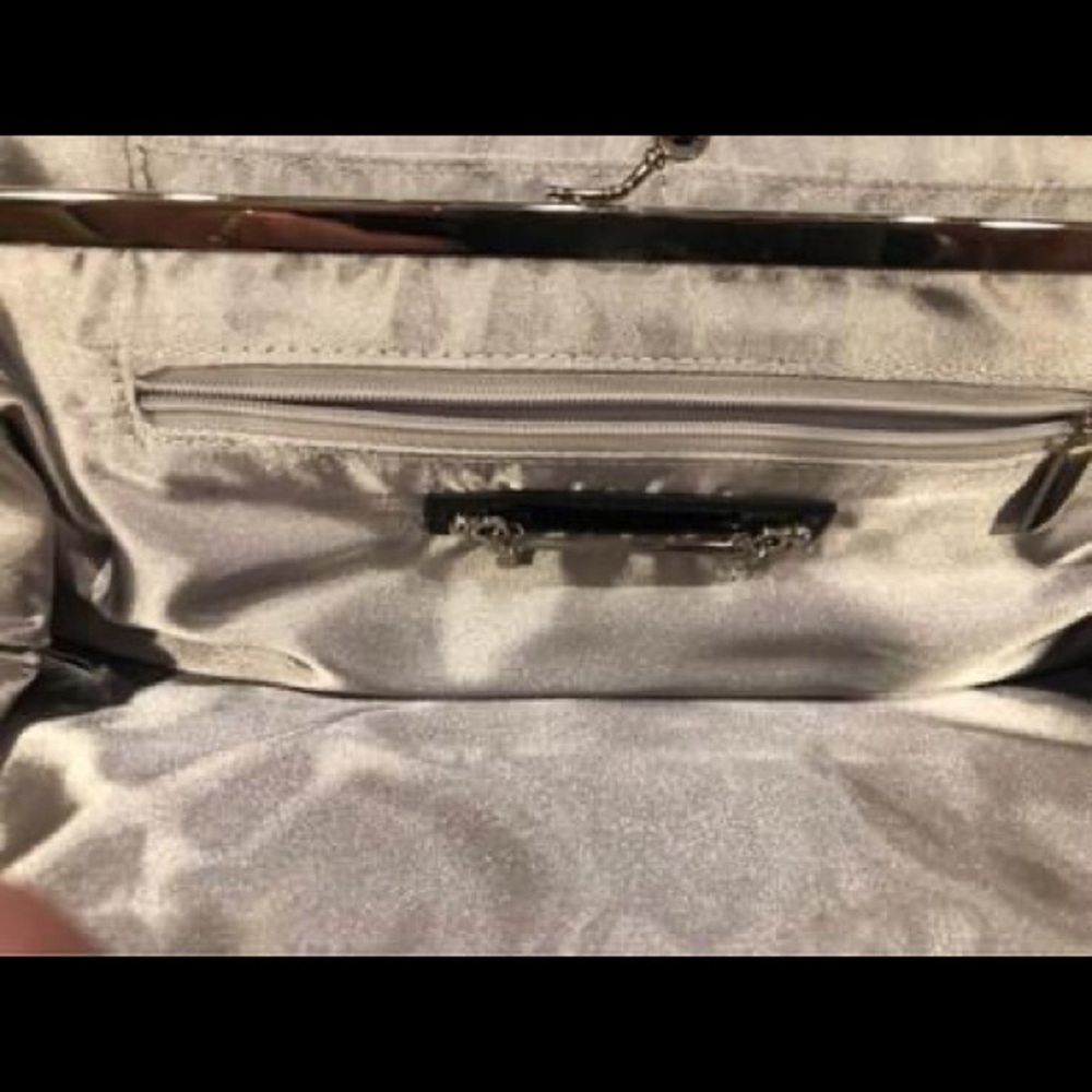White House Black Market patent leather clutch - Picture 6 of 6